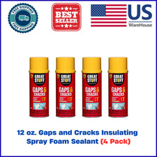 Great Stuff 12 Oz. Gaps and Cracks Insulating Spray Foam Sealant 4 pack