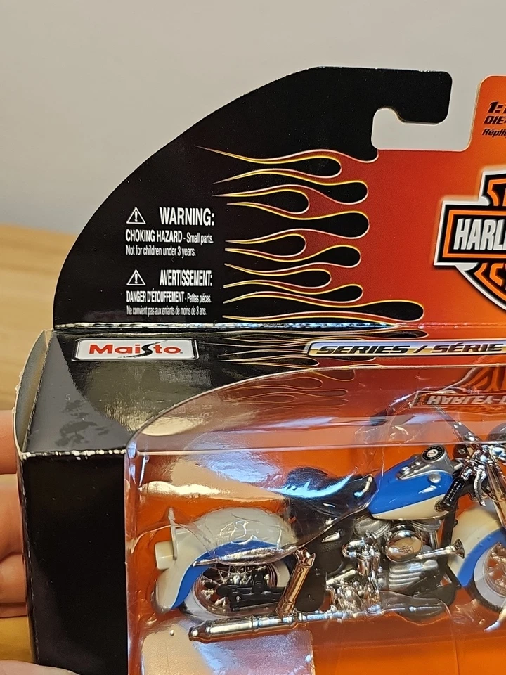 Maisto Harley Davidson 1958 FLH Duo-Glide motocicleta diecast 1:18 serie 12 Foto 4 de 4