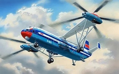 Amodel Mil Mi-12 Homer 7272018 in 1:72 Hubschrauber 72018 Bausatz