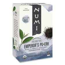 Numi 10350 0.125 oz Organic Teas and Teasans - Emperor's Puerh (16/Box) New