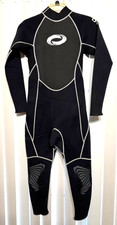 NEW W TAGS O'RAGEOUS black/gray long sleeve Adults Full Zip Wetsuit Size MEDIUM