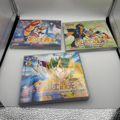 LOT (3) Saint Seiya VCD Titles 6 Discs Chinese Anime Video CD