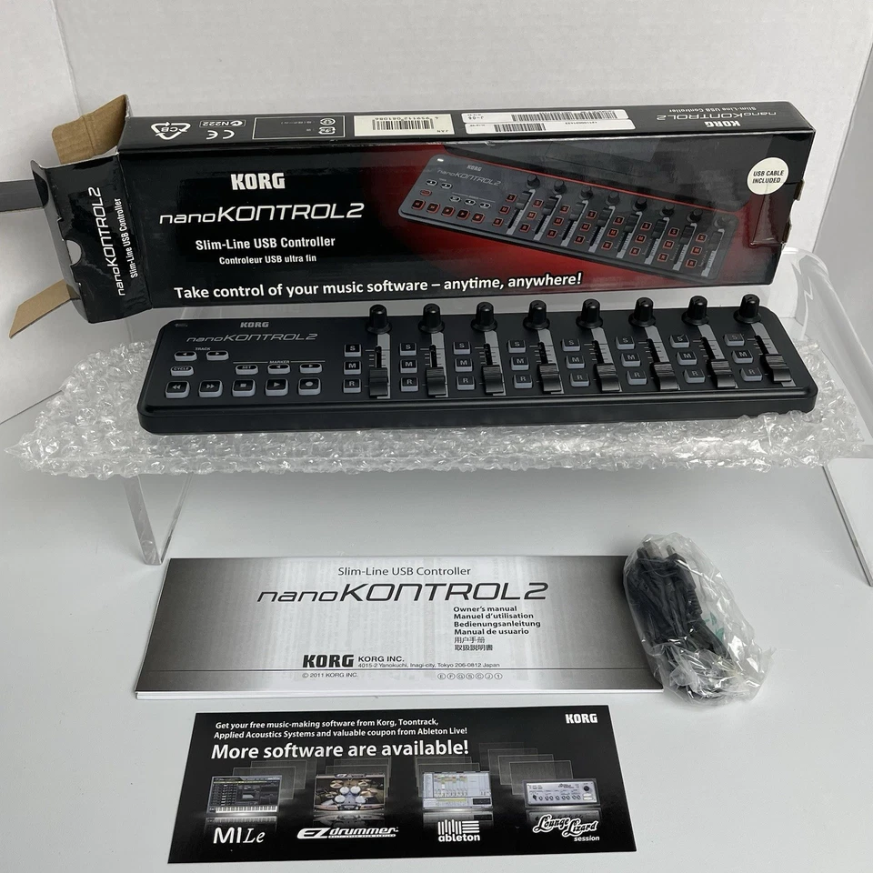 Korg nanoKONTROL2 Slim-Line USB-Bedienoberfläche, schwarz