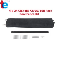 4 x 24/36/48/72/96/108 FT Pool Safety Fence Sercurity Privacy Pool Mesh Fence