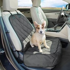 JESPET Dog Front Car Seat Cover Waterproof Heavy-Duty Grey, 40x20.5"