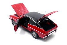 Touring 1:18 Ford Capri II 1974 MK II in rot mit schwarzem Top