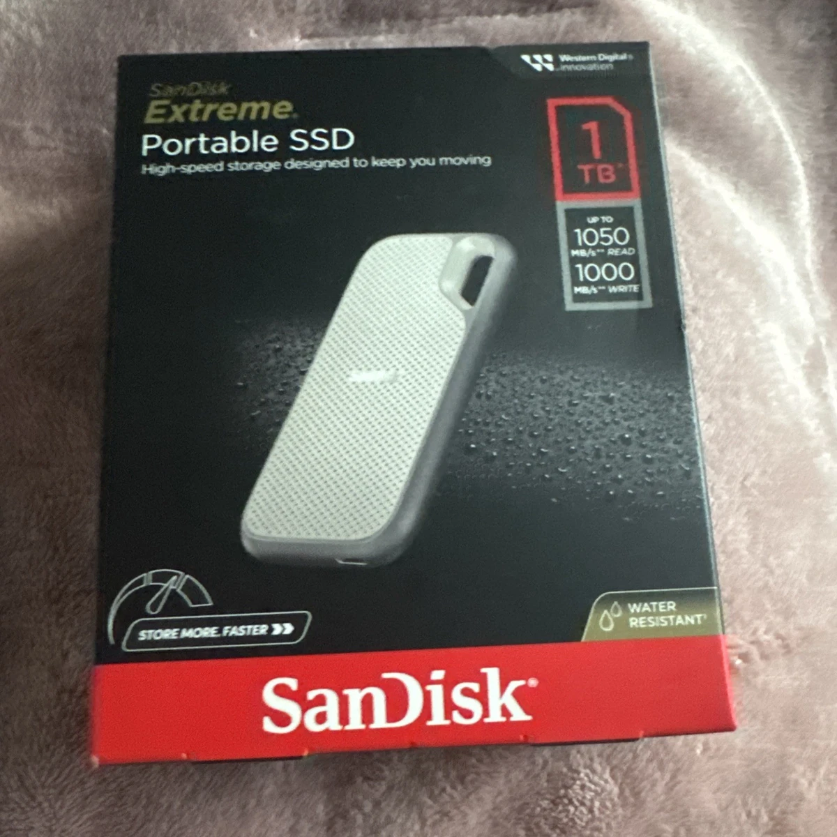 New SanDisk Portable Extreme SSD 1TB USB 3.2 Gen 2 SSD SDSSDE51