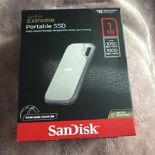 New SanDisk Portable Extreme SSD 1TB USB 3.2 Gen 2 SSD SDSSDE51-1T00-AW25