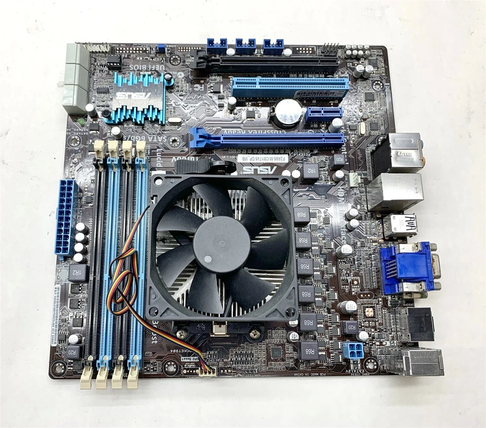 ASUS F2A85-M Motherboard & CPU Combo M-ATX FM2 AMD A8-5500 3.20GHz 12GB RAM I/O - Image 4 of 4