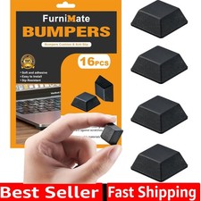 Rubber Feet for Electronics-Adhesive Rubber Feet 16PCS, Black Rubber Bumpers ...