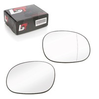 Spiegelglas Set AsphäRisch Manuell Konvex Links Rechts FüR Peugeot 206 2A 2E T3E