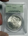 1882-S OGH (Generation 3.1) PCGS MS62 Morgan Silver Dollar, Mint State $1 BU