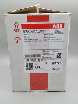 NEW ABB XT4NU3110AFF000XXX SACE TMAX XT4 N 250 1SDA080104R1 XT4N 250 TMF 3 POLE