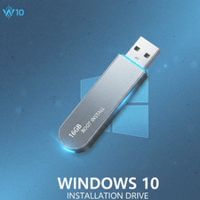 USB Boot Windows 10 Installazione Pulita Chiavetta Avviabile Pronta all'Uso Driv