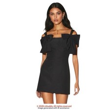 NWT UO Kimchi Blue XL black bow mini dress    $69 Retail