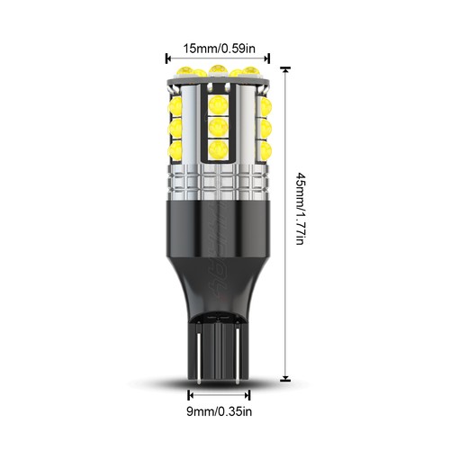 4x 7443 T15 LED Reverse Brake Tail Light Bulbs For Subaru Outback 2005-2014 - Picture 10 of 13