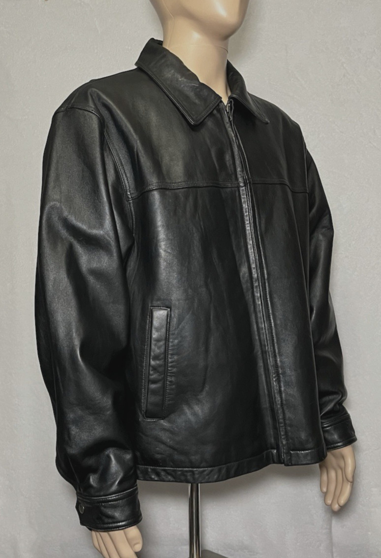 Colebrook Leather Jacket Full Zip Polyester Linin… - image 6