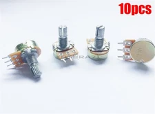 10X Linear Taper Rotary Potentiometer Panel Pot B100K 15Mm 100K Ohm New Ic pi
