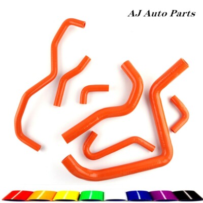FOR ACURA INTEGRA 91-94 DB6 DB8 DC2 B18C B18C1 Orange SILICONE RADIATOR HOSES