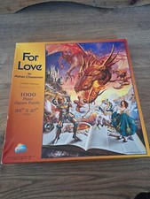 For Love By Adrian Chesterman 1000 Jigsaw Puzzle Sunsout 2005 Dragon UNCHECKED 