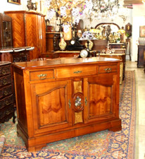 French Antique Louis Philip Sideboard Cabinet | Maple Server c. 19th Century
