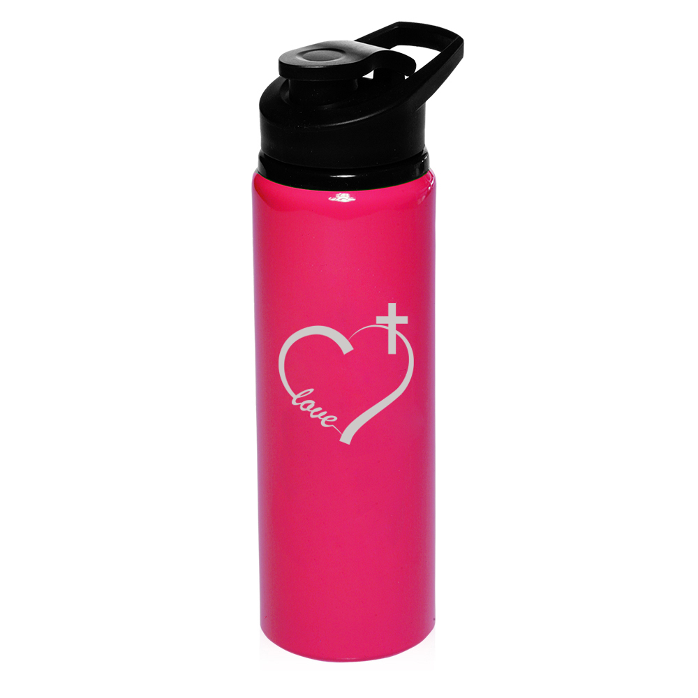 Travel Love Heart Cross Christian