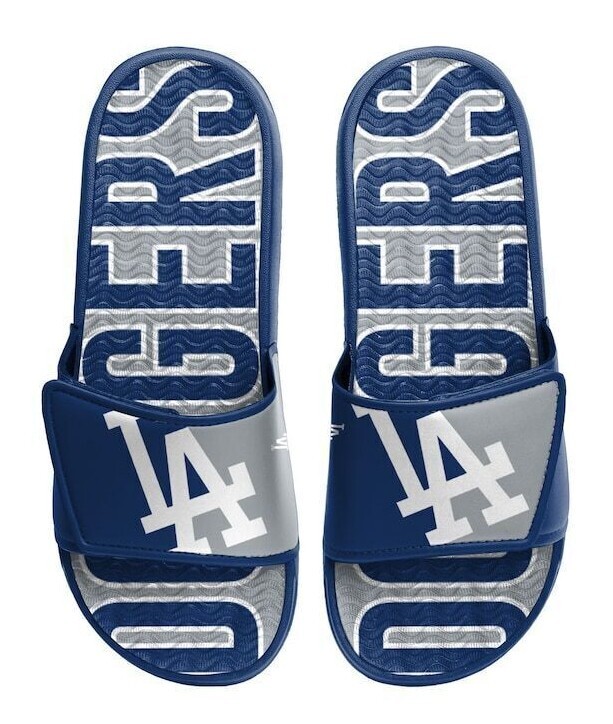 MLB Los Angeles Dodgers Gel Cushioned Slide Sandals | eBay display picture 2
