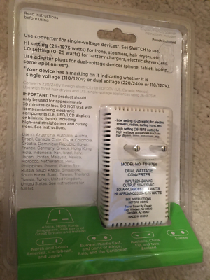 CONAIR - Jeu de fiches convertisseur adaptateur tout-en-un