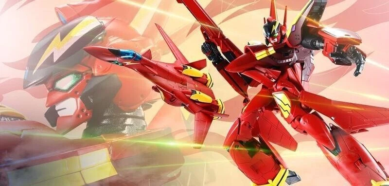 Figura de acción Bandai Macross 7 Hi-Metal R VF-19 personalizada Fire Valkyrie nueva en mano Foto 3 de 4