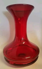 RARE Blenko Classic Line Ruby Red By Don Shepherd