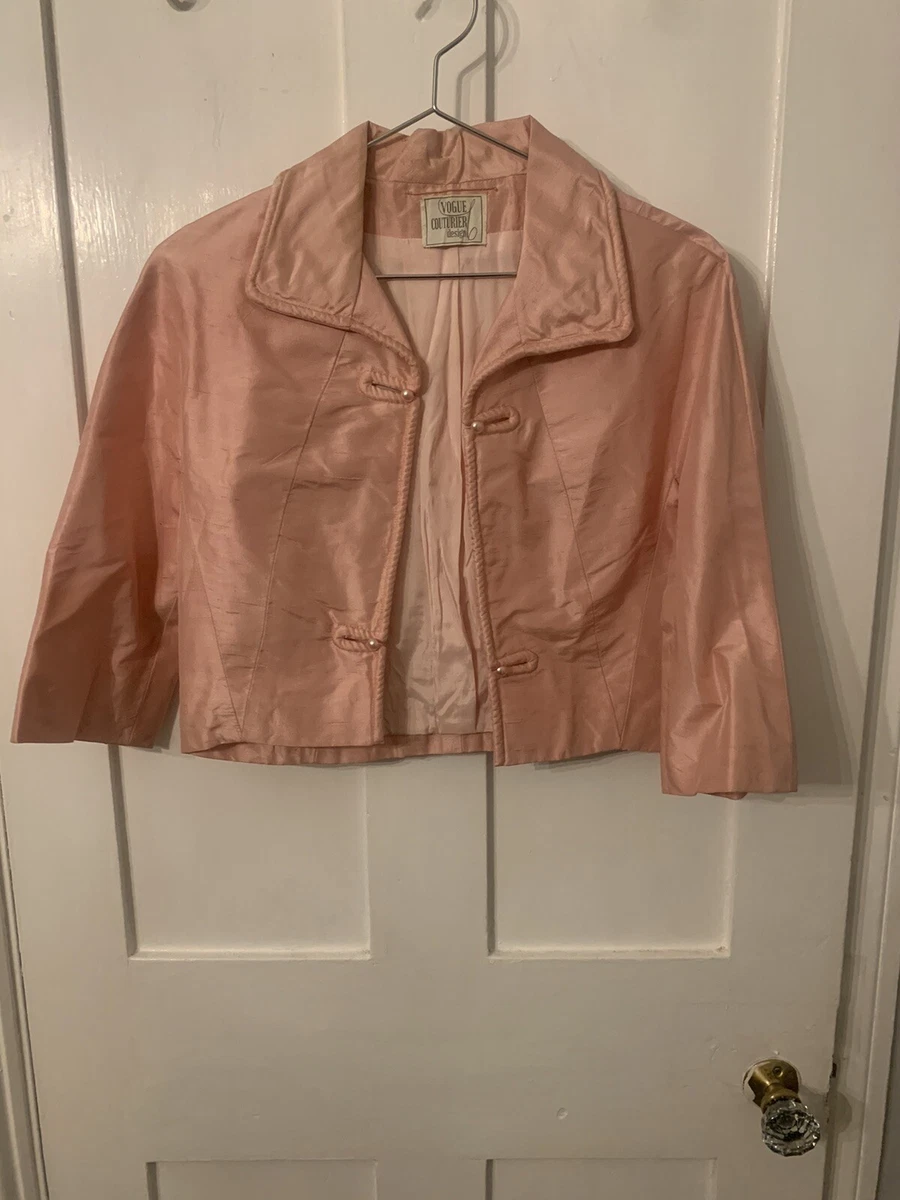 Light pink top short jacket