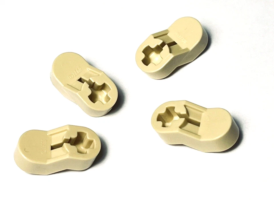 LEGO 4x Technic Engine Crankshaft Center 2854 10721 65126 TAN NEW  - Image 2 of 4