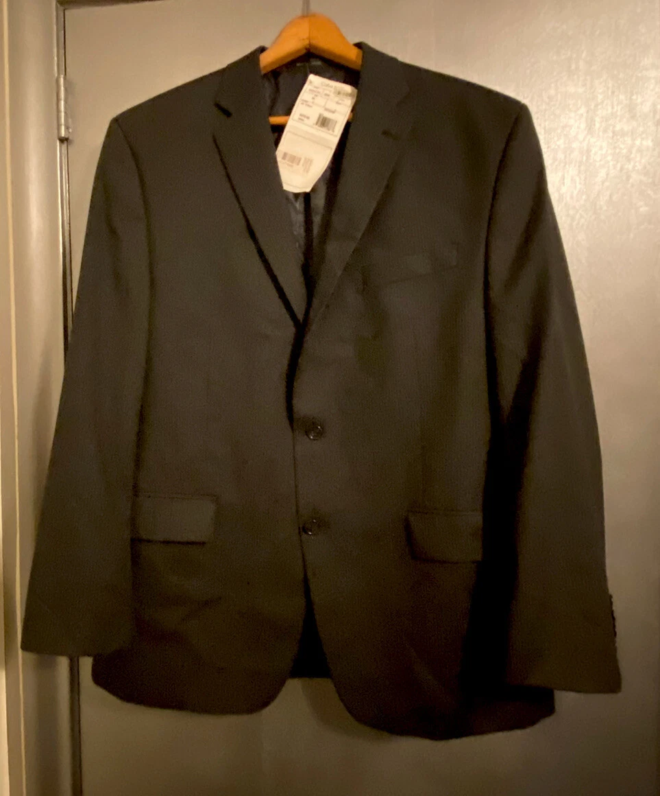 Calvin klein pinstripe suit cheap