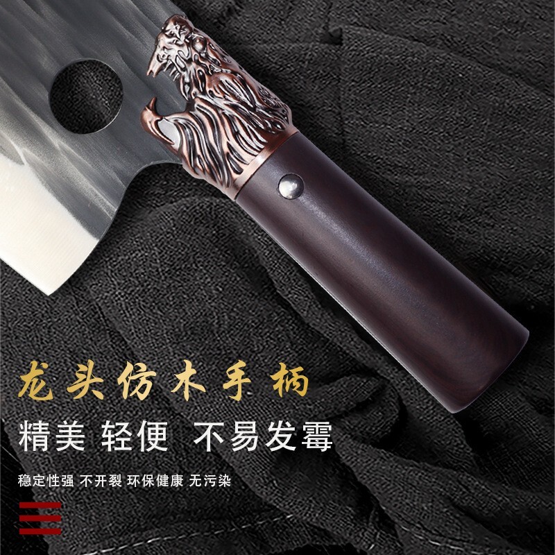 Cleaver Knife Stainless Steel Meat Butcher Professional Chef Kitchen