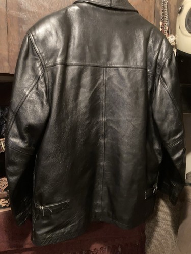 Wilsons Leather Trucker Bomber Motorcycle Jacket Medium Thinsulate NICE! - Picture 3 of 3