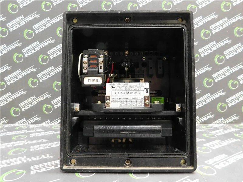Relé de sobrecorriente de tiempo muy inverso General Electric 12IFCV51AD1A USADO 120 V 60 Hz Foto 3 de 4