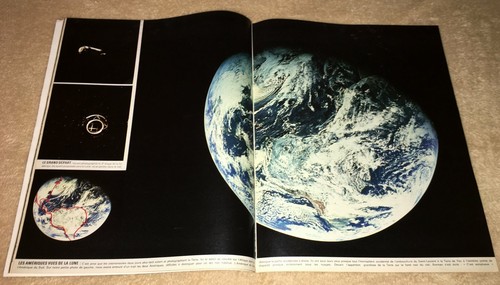 APOLLO 8 1969 COLOR PICTORIAL EARTHRISE ISSUE * NEWSSTAND PARIS MATCH MAGAZINE - Picture 3 of 4