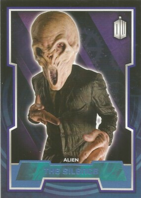 Topps Doctor Who 2015 - Nr. 99 blaue Parallelkarte ''Das Schweigen'' #105/199