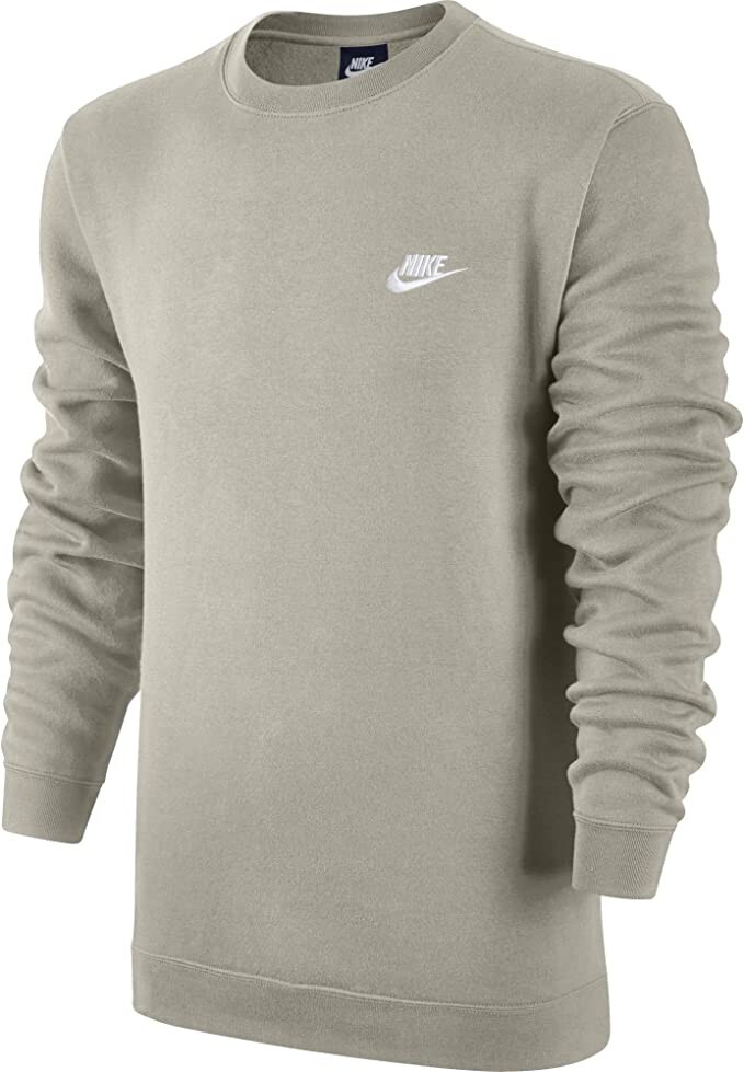 Nike Men's Sportswear Crewneck Sweatshirt (804340) (String/White