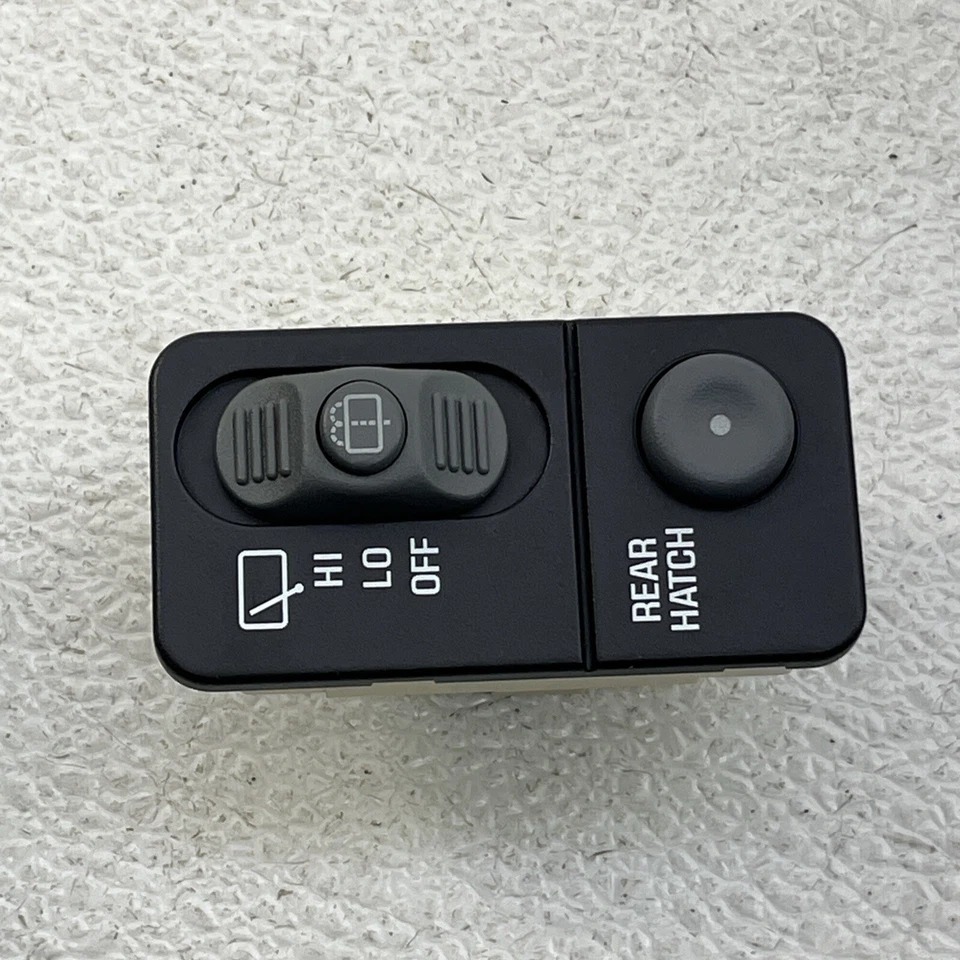 Interruptor de limpiaparabrisas trasero Chevy Blazer GMC Jimmy 1998-2005 interruptor de escotilla trasero genuino OEM Foto 3 de 4