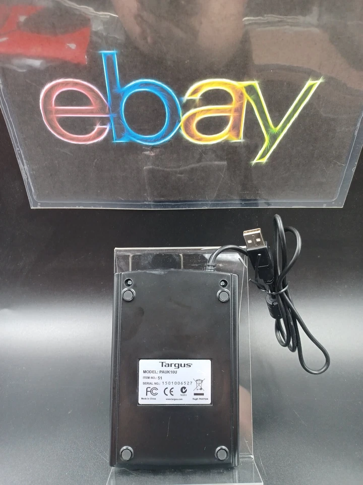 Targus Numeric Keypad PAUK10U Wired Keyboard For Laptop Computer PC USB Plug - Image 2 of 3