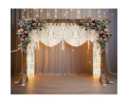 Bohemian Macrame Wedding Backdrop Decor Boho Chic Macrame Wall Hanging Style ... - 第 4/6 張圖片