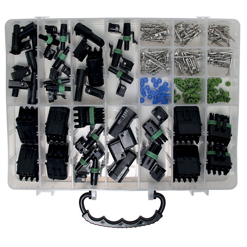 set 232pz connettori stagni delphi - codice bgs9096 FBGS9096 BGS officina