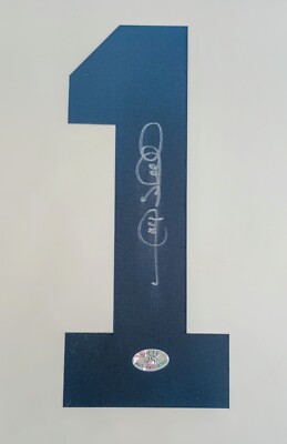 AUTOGRAPH Gary Sheffield New York Yankees JERSEY NUMBER 1 SHEFF