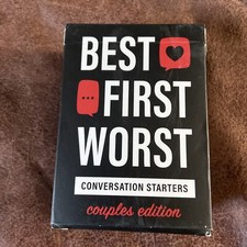 Conversation Starter Game for Couples or Families Best First Worst