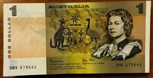 Australia 1 DOLLAR P-42 1983 x 100 Pcs BUNDLE Lot QUEEN Elizabeth UNC Australian - Image 4 of 4