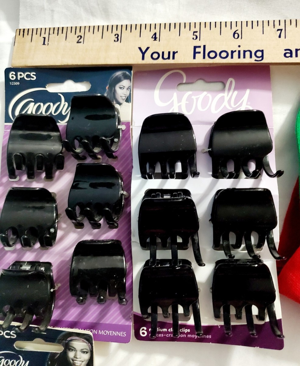 :* Huge mix lot of ouchless Goody & scunci hair Claw snap clips elastics sliders Huge mix lot of ouchless Goody & scunci hair Claw snap clips  main image 2