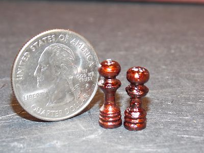 Dollhouse Miniature Salt Shaker & Pepper Mill Set 1:12 scale Z302 Dollys Gallery