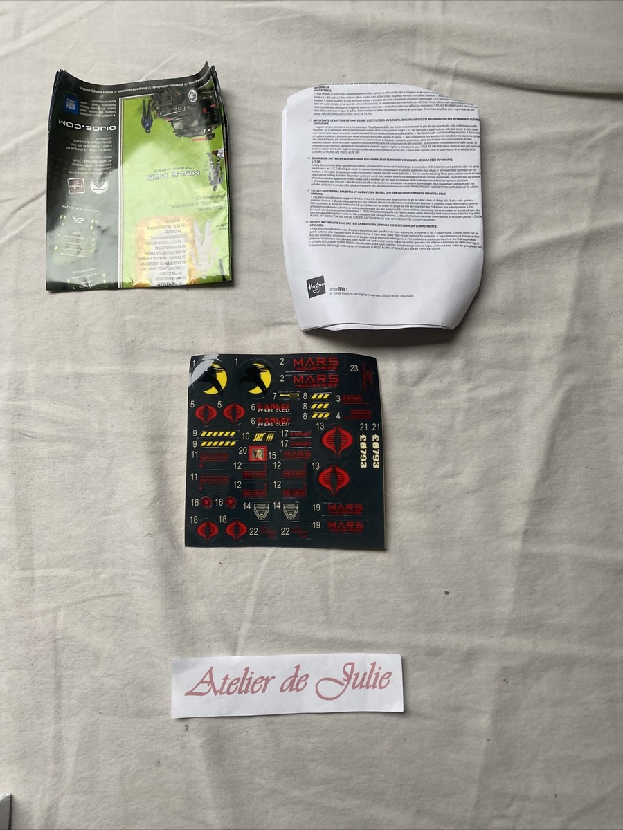 GI Joe NIGHT RAVEN - Figurine NIGHT BIRD Complète En Boîte - Hasbro