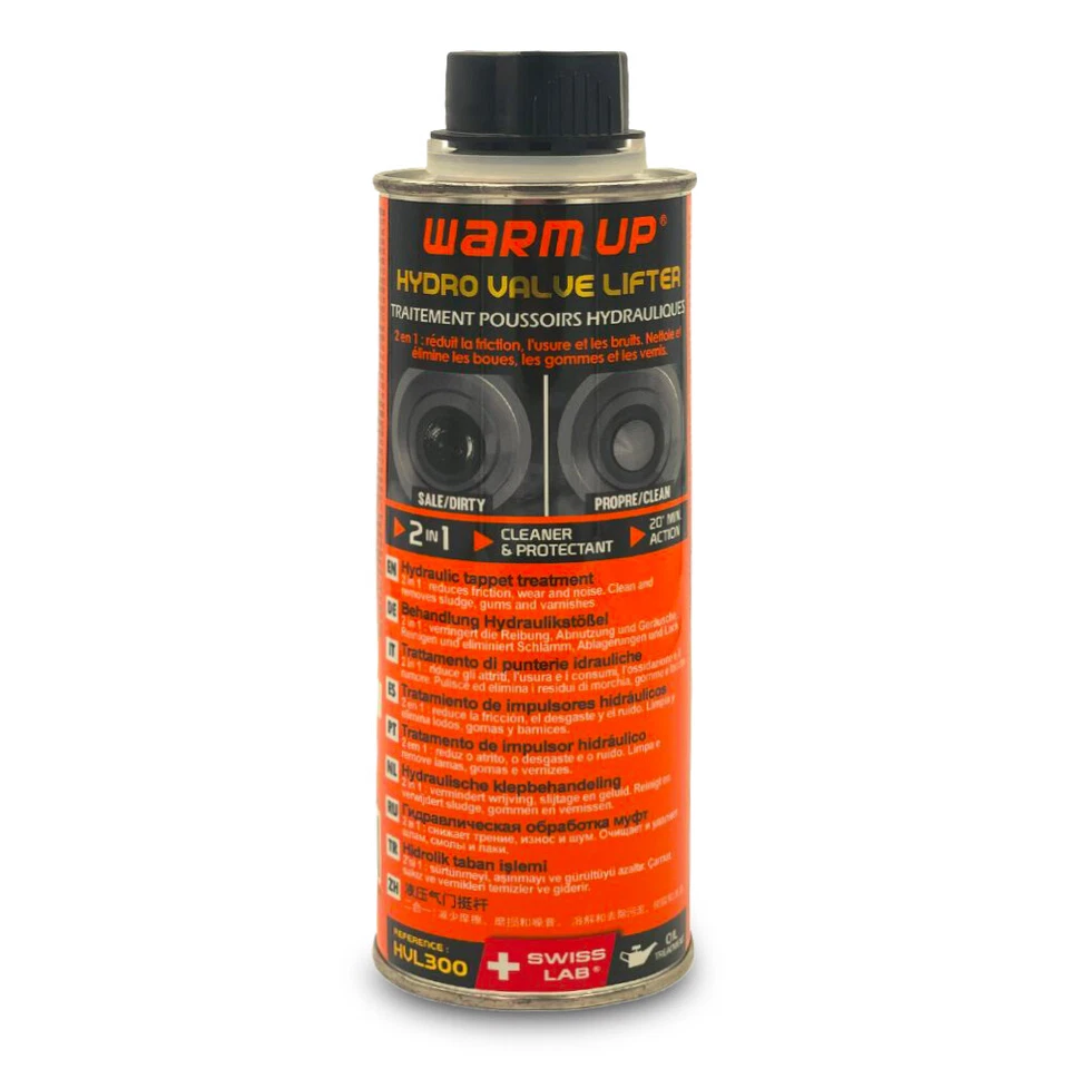 WARM UP HYDRO VALVE LIFTERS Traitement poussoirs hydrauliques anti-usure